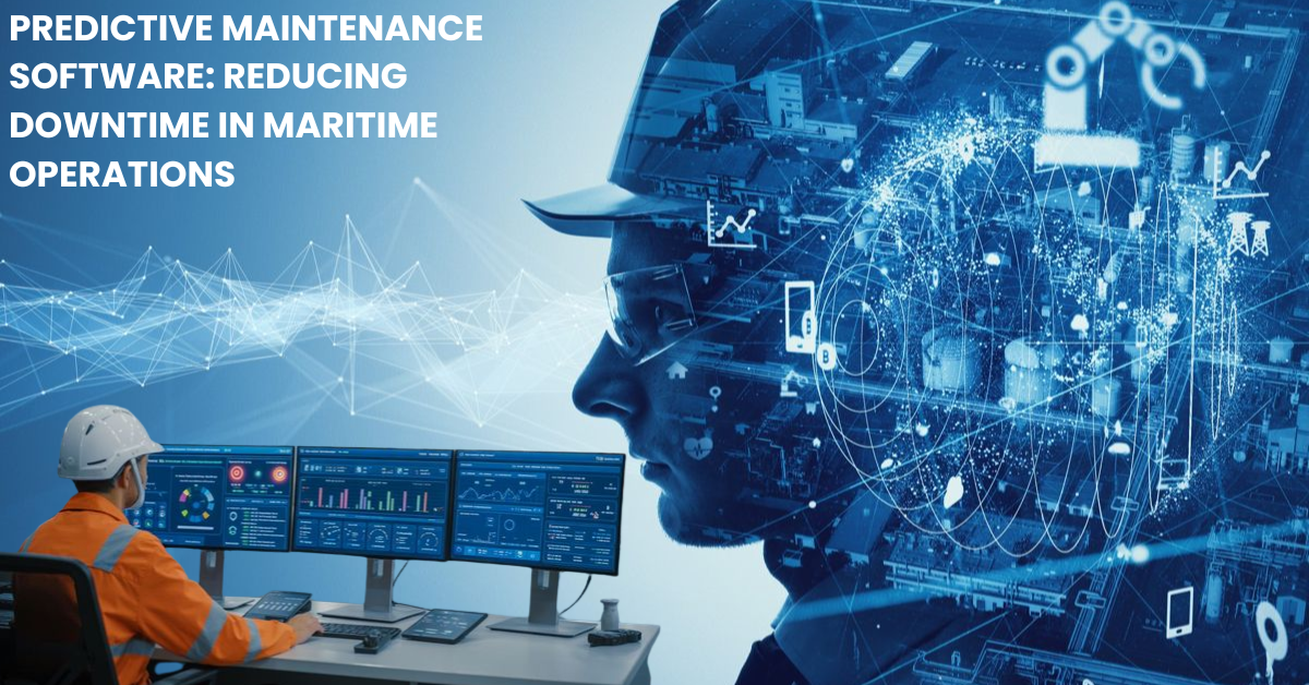 Real-time predictive maintenance dashboard displaying ship engine health and performance metrics